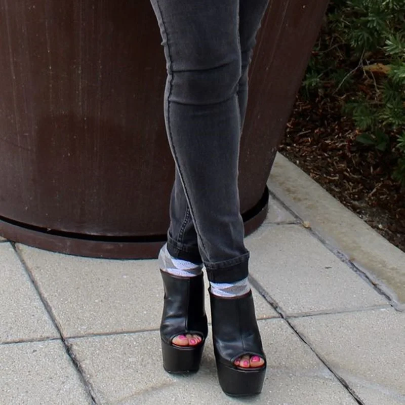 สีดํา WEDGE แพลตฟอร์มรองเท้าแตะหนัง Hollow ตื้นแฟชั่นเซ็กซี่ฤดูร้อนสบายๆขนาดใหญ่ผู้หญิงรองเท้า Zapatillas Mujer