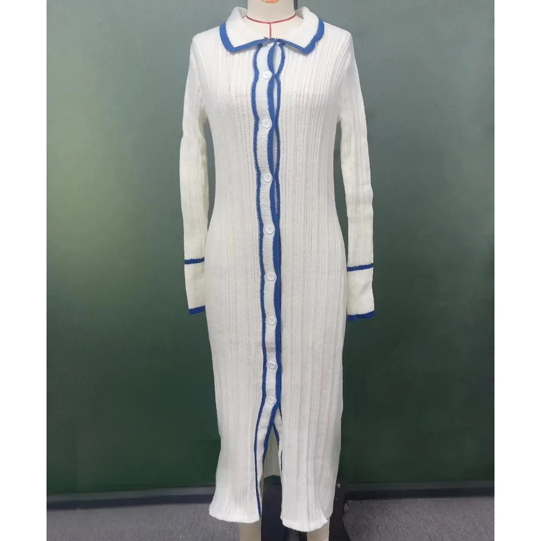 Neues, verführerisches, langes Kleid mit V-Ausschnitt, gehäkelt, ideal als Strandkleid, Strandmode, Strandüberwurf, Damen, V5055. – Detail 9
