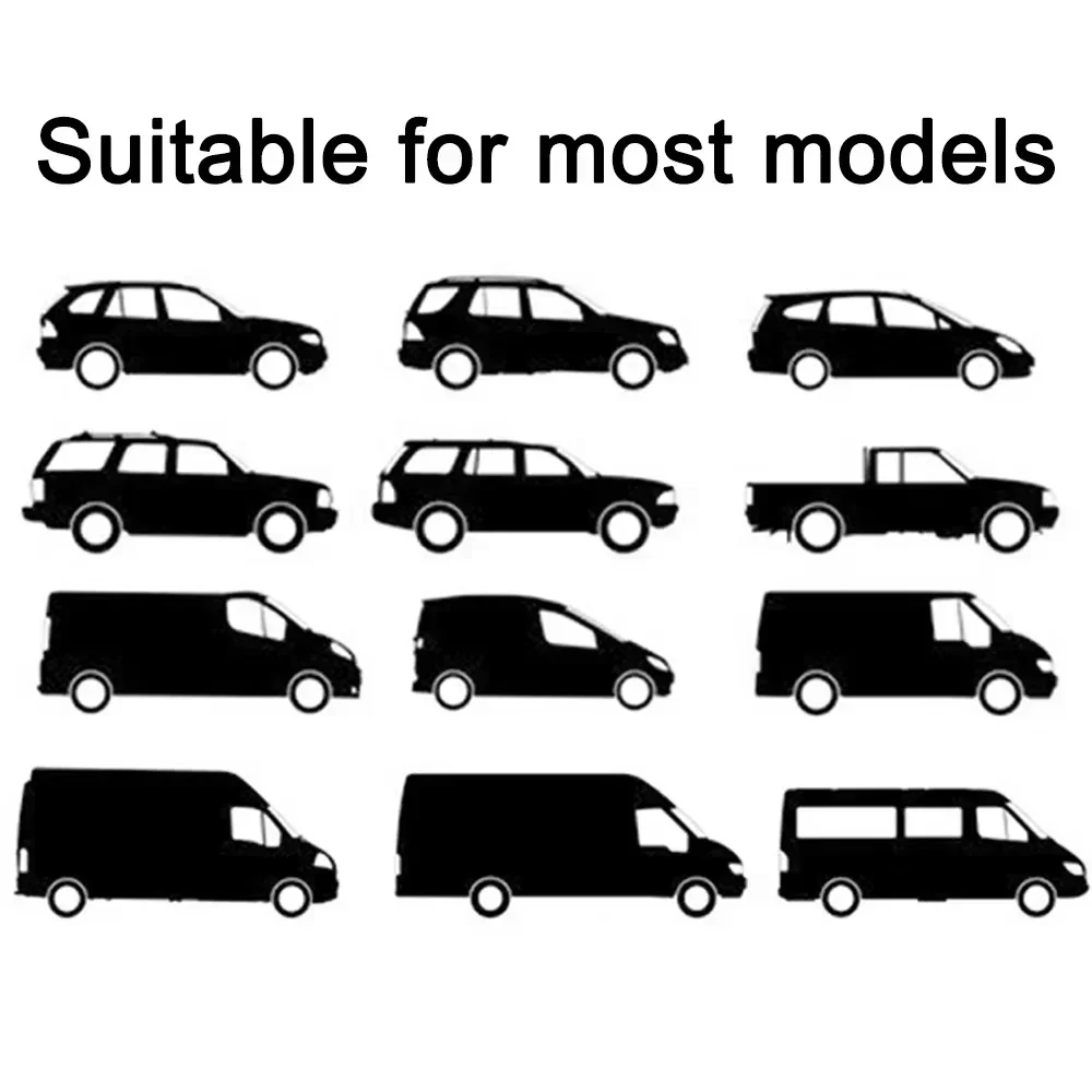 � ​ Klappbarer Tür-Trittdachträger mit Sicherheitshammer – universell für Autos, SUVs, LKWs ​ ​ – Detail 21