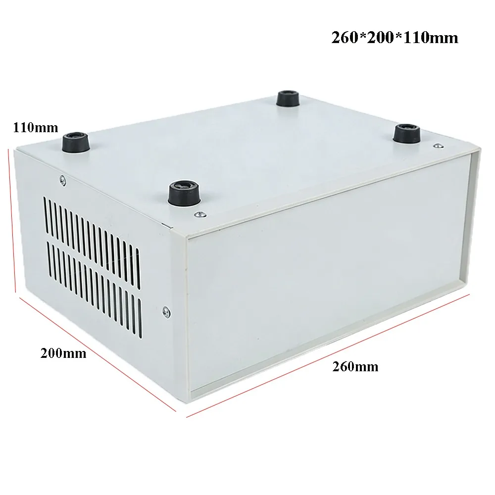 High Quality 260*200*110mm Enclosure Project Case Plastic&Iron Grey Electronics Enclosure Box Electronic Module Box Instrument