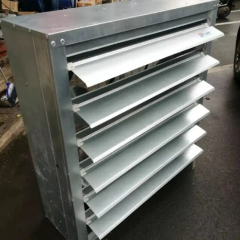 Industrieller, an der Wand montierter Edelstahl-Abluftventilator mit Kugellager und Unterdruck, Axialfluss, elektrischer OEM-Schwerhammer