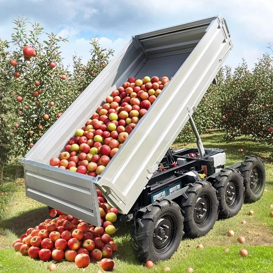 D-1200 ناقل كهربائي للتحكم عن بعد لجميع التضاريس مع المواد المزرعة في البستان