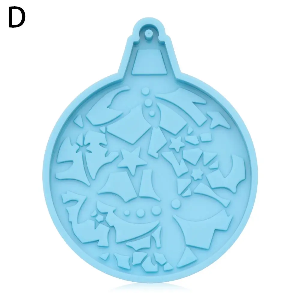 Xmas ball Cake Tools Clay Mold Jewelry Making Tool Christmas Ball Mold Keychain Molds Silicone Moulds