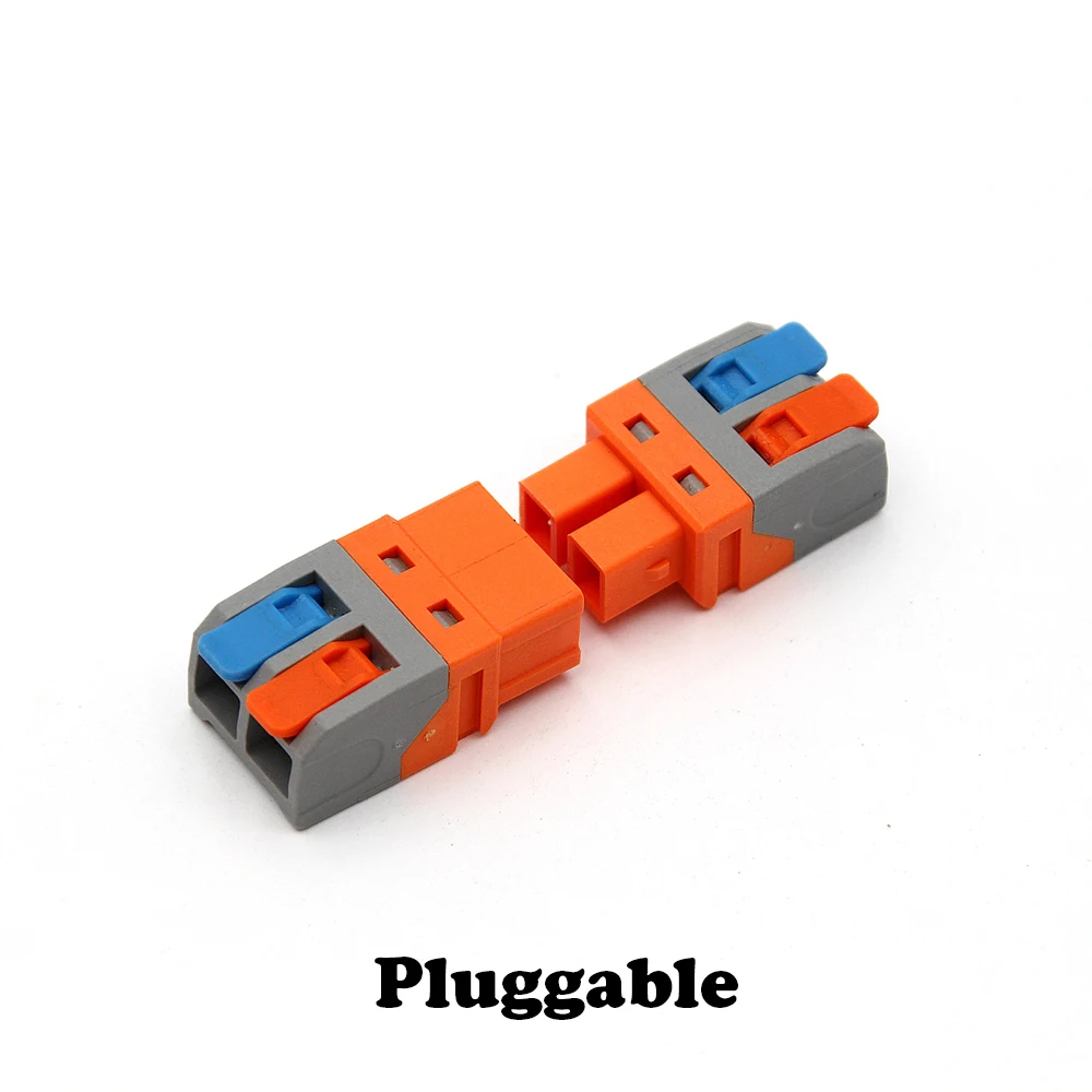 5/10PCS Quick Electrical Wire Connectors Lever Splicing Docking 2 3 Pins Universal Compact Cable Wiring Push-in Terminals Blocks