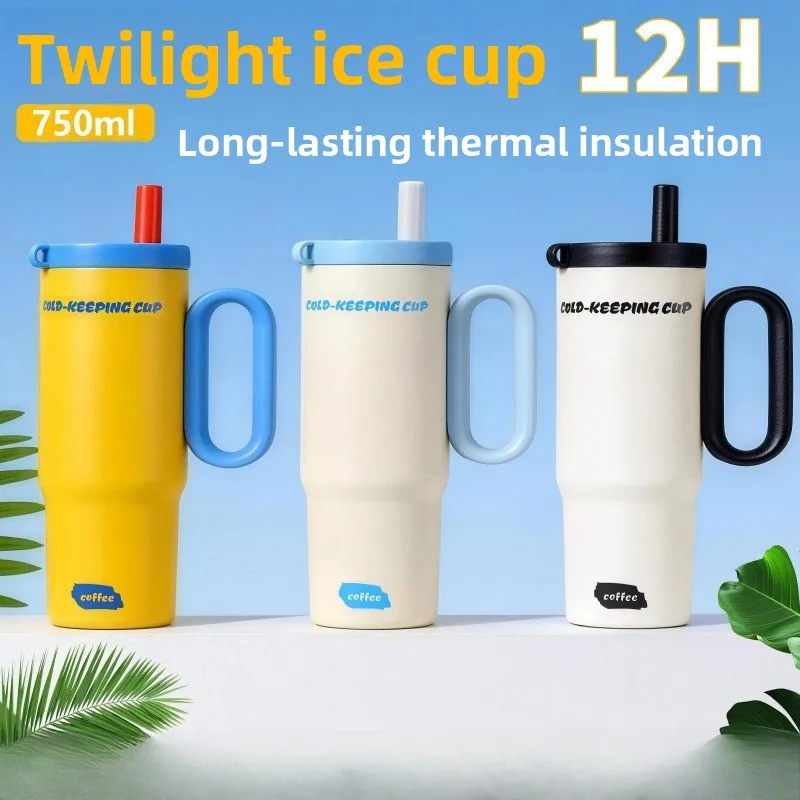 Large Capacity Ice Bully Cup 316 Stainless Steel Insulated Tumbler for Women Luxury High End Cold Water Bottle