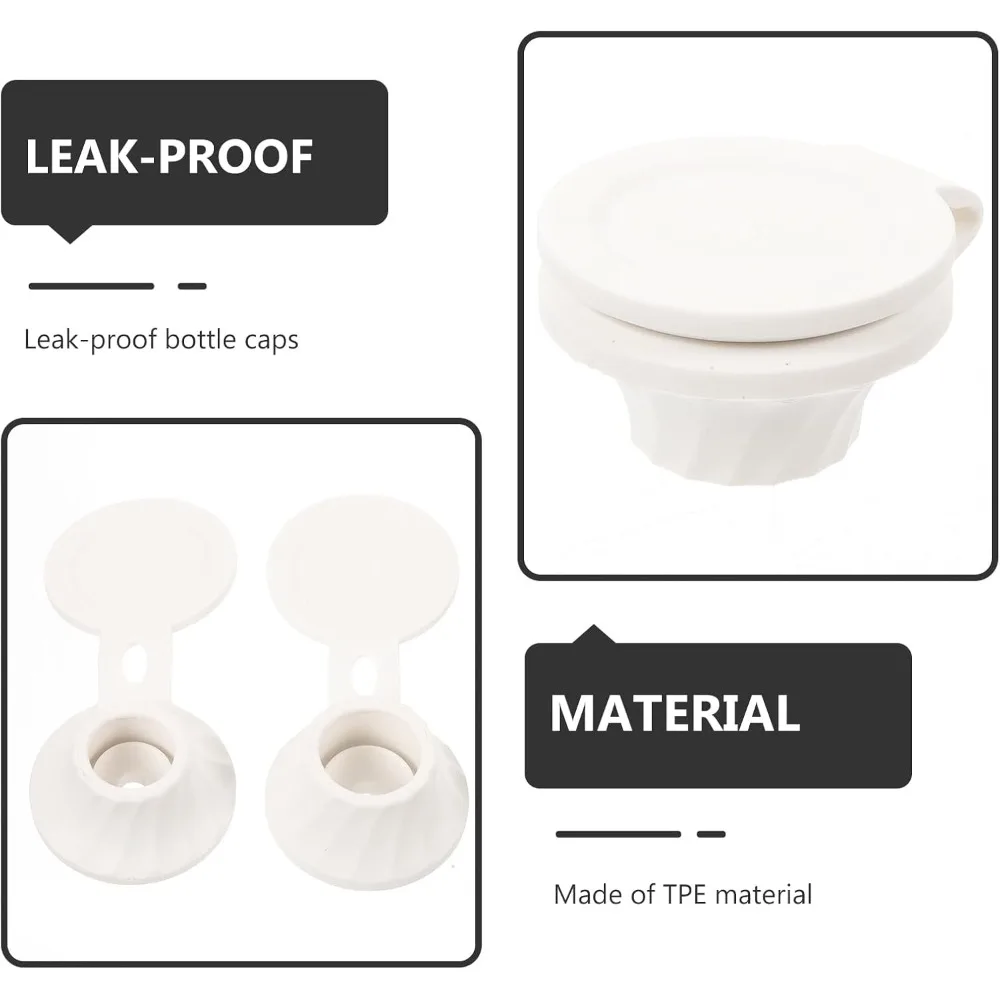 Ensemble de bouchons de vidange de bouteille à l'envers, adaptateurs de bouchons de vidange de bouteille, connecteur de transfert, bouchons inversés, bouteille rabattable