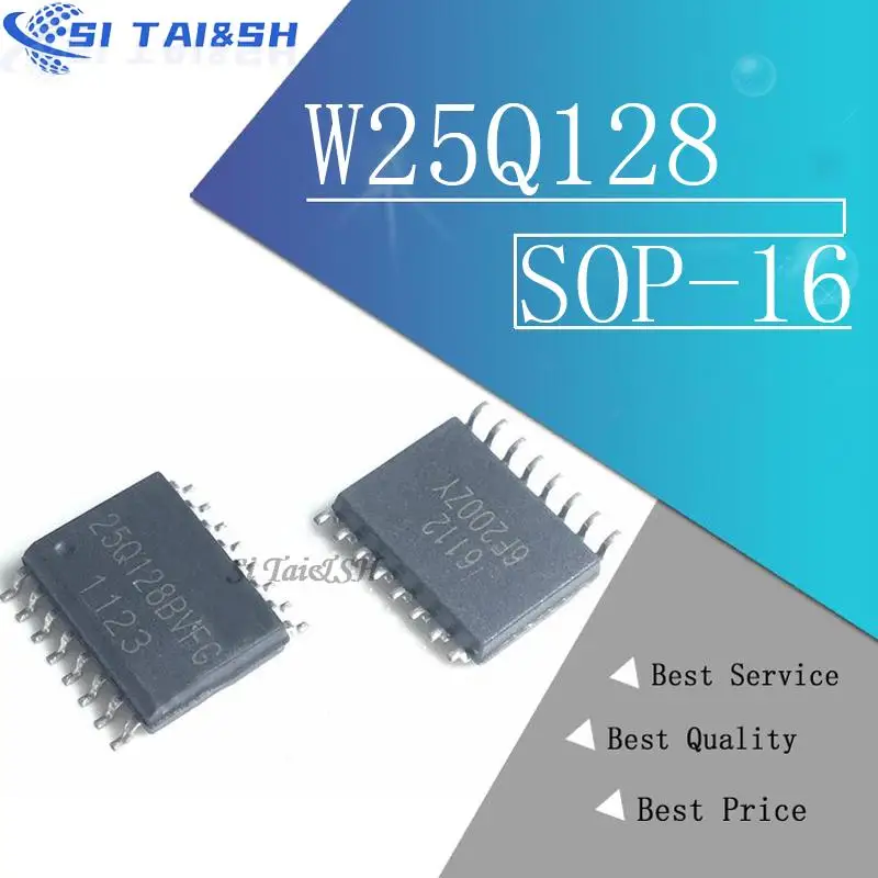 1pcs/lot W25Q128 W25Q128BVFIG W25Q128BVFG