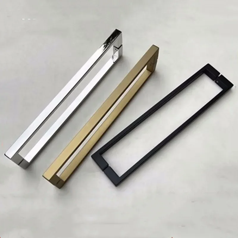 Minimal Shower Room Handle Bathroom Glass Door Handle Door Handle 304 Stainless Steel I-Shaped Pair (SJ-2029E)