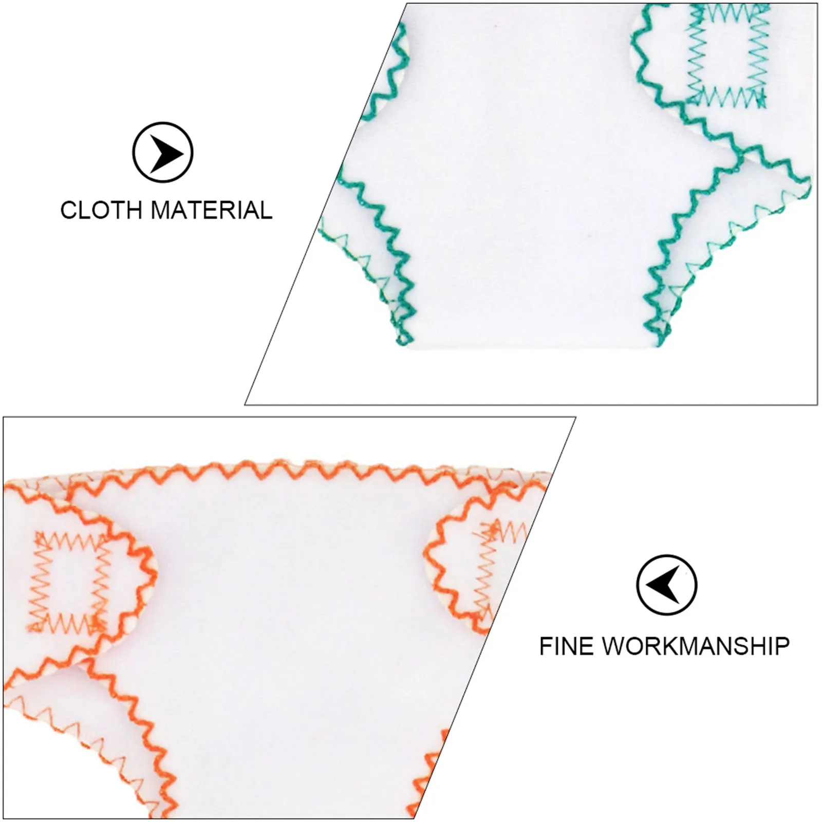 4 szt. Pieluchy Miękka Tkanina Bielizna Wielorazowa Pasuje do Lalek 18-calowych Akcesoria do Zabawy w Udawanie Mini Ubrania