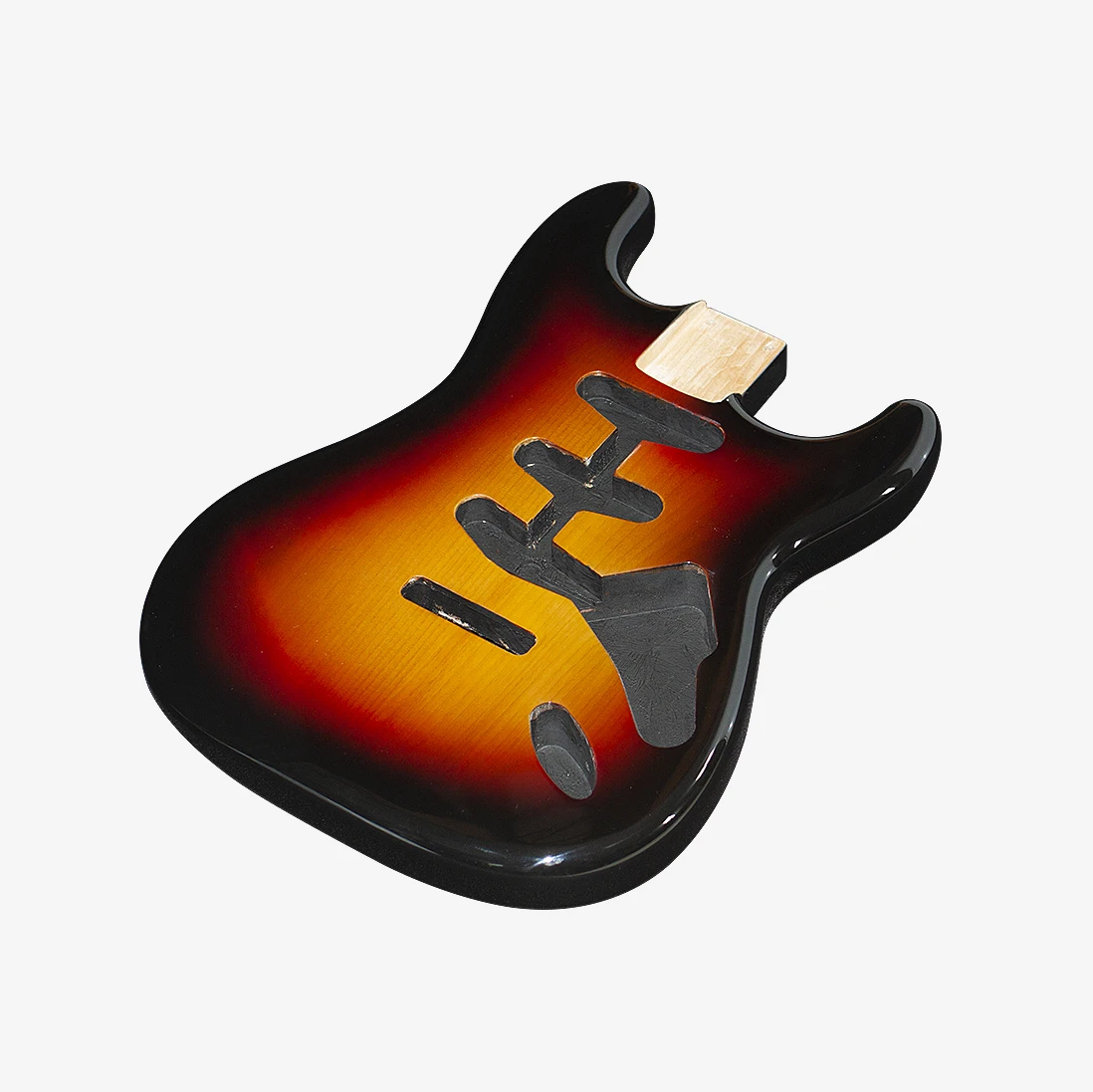 ST Guitar Body Alder Material S-S-S High Gloss Sunset Stratocaster Style Electric Guitar Part DIY Custom