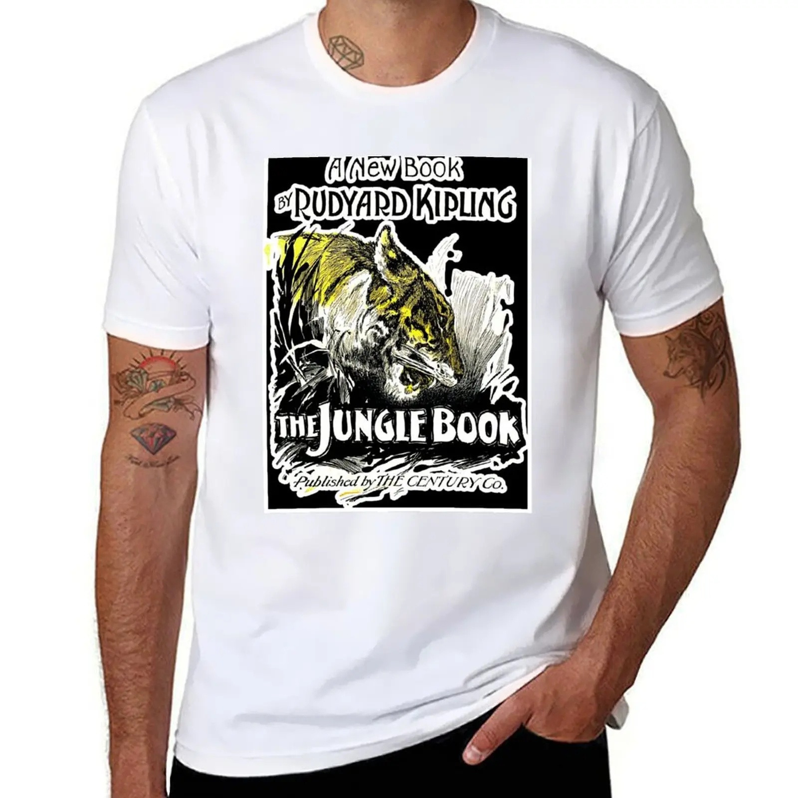 The Jungle Book Tiger 19th Century T-Shirt croswit shirt man baggy shirts mens designer clothes