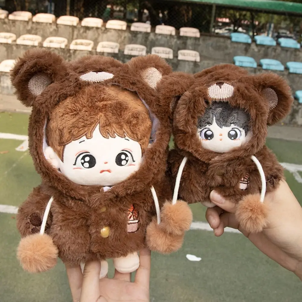 

Cartoon Cat 20cm Cotton Doll Clothes Hoodies Plush Coat Plush Doll Clothes Dress Up Lovely No Attributes Dolls Clothes