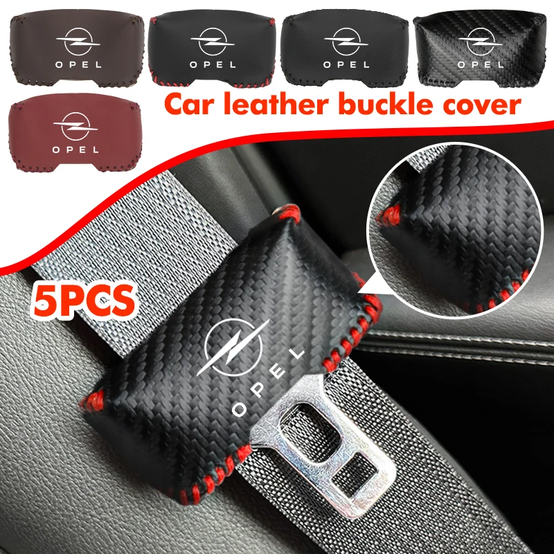 For Opel Car Seat Belt Clip Protection Anti-Scratch Buckle Plug Cover Corsa D Astra G H J K F Mokka C Zafira B Vectra