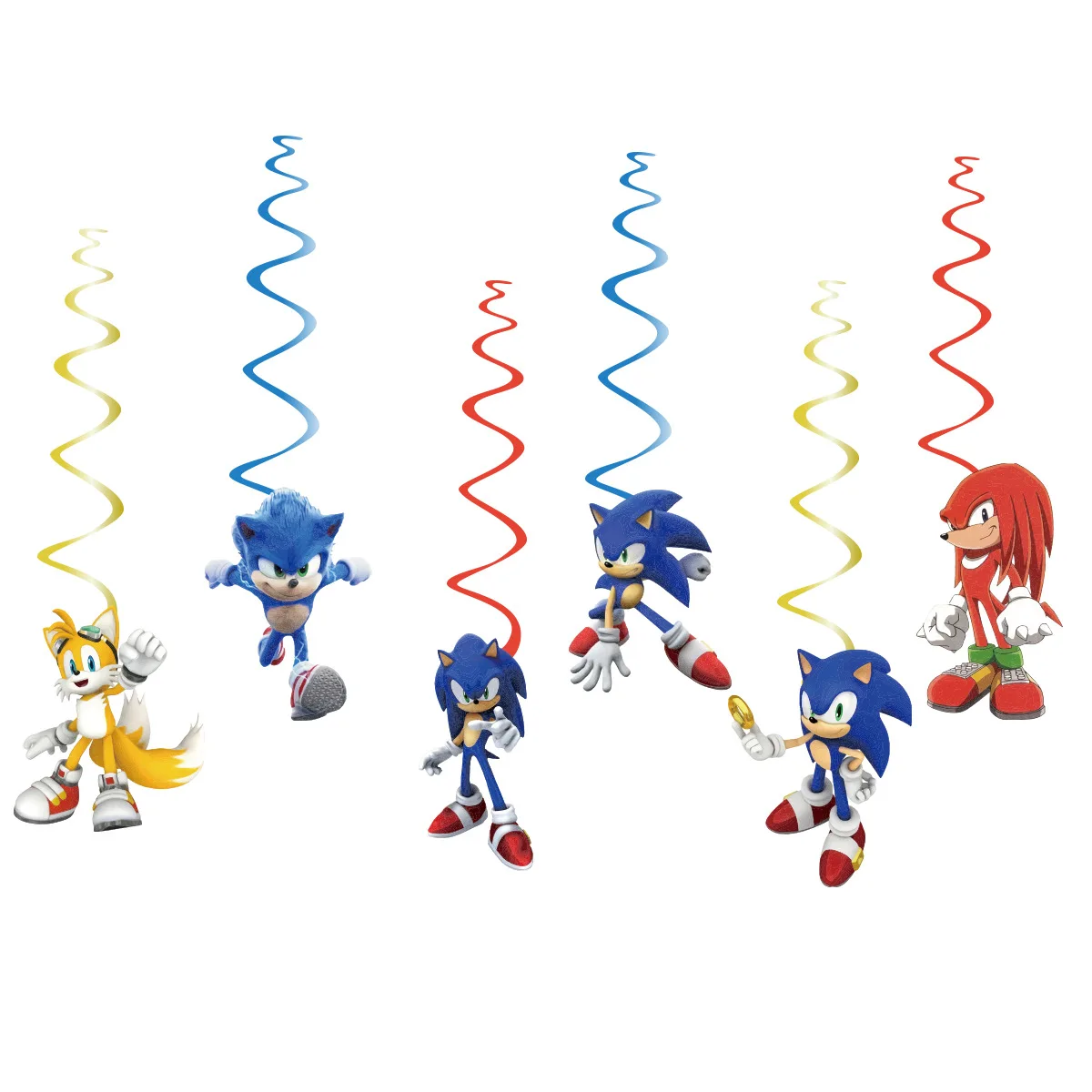 Spiel Sonic Kid Familie Geburtstags feier liefern Einweg Banner Kuchen Topper hängen Flagge Luftballons Sonic Set Geburtstag Dekorationen