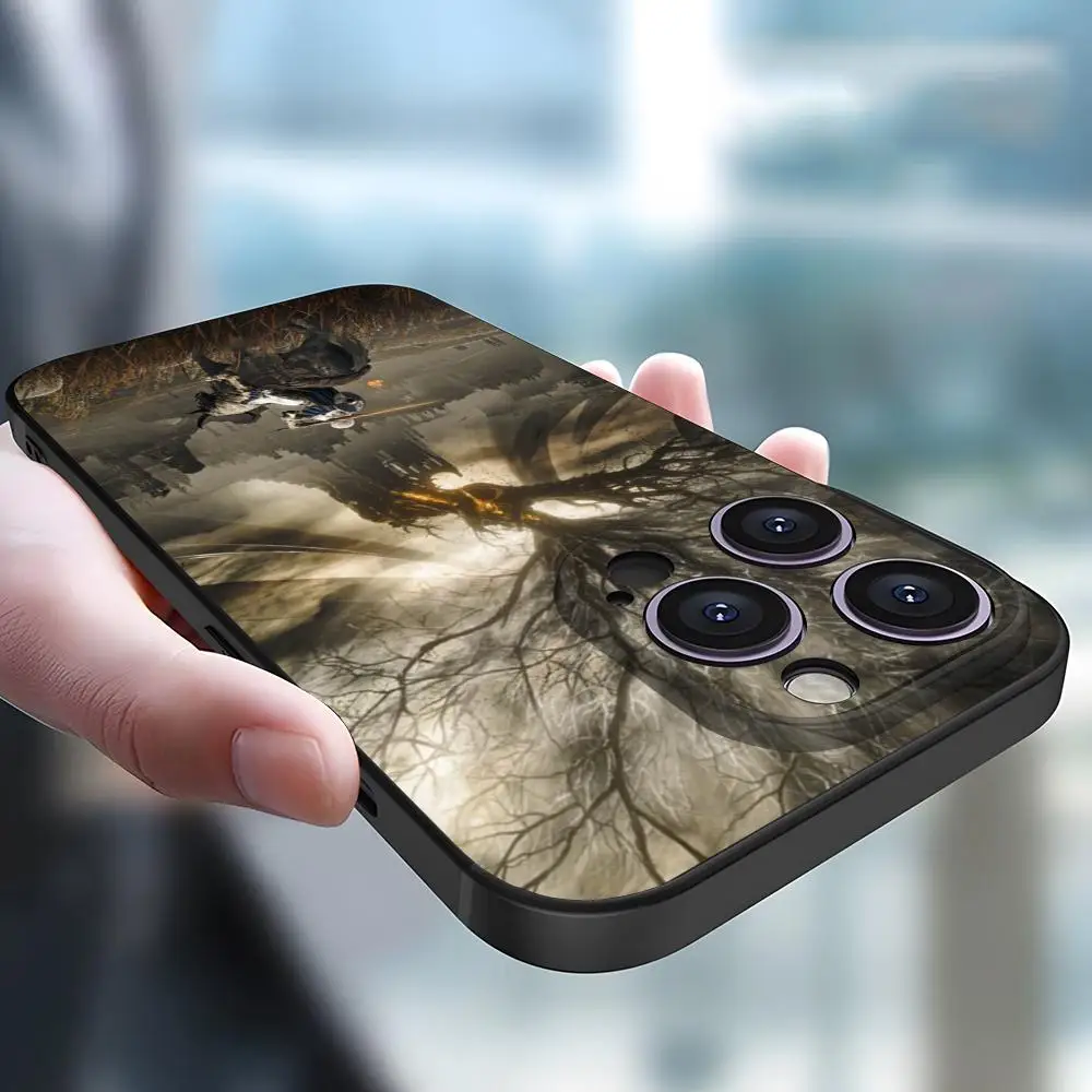 Hot Blood Game Dark Souls Phone Case For IPhone 16 15 13 Pro Max 14 12 11 Xr X Xs 8 7 Plus Luxury Back Cover