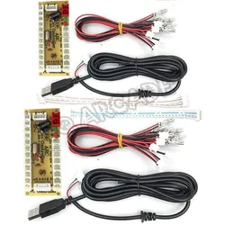 Placa USB Null Verzögerung Encoder Board 2,8mm 4,8mm 5Pin Kabel Diy Kit für Joystick Push-Taste für Spielen spiel SQ Shop