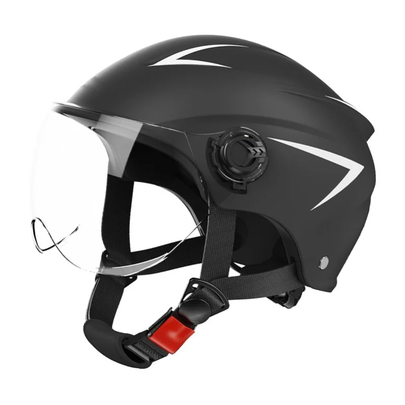 Motorcycle Helmet Sun Protection Riding Flip Up Helmet All Seasons Applicable Helmet For Men Women Black