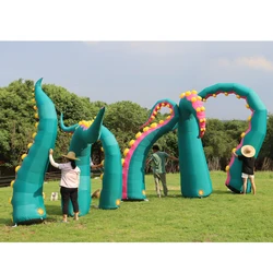 Giant Inflatable Octopus Tentacles Inflatable Octopus Arm Jellyfish Feet With Inner Blower For Outdoor Window Building Decoratio