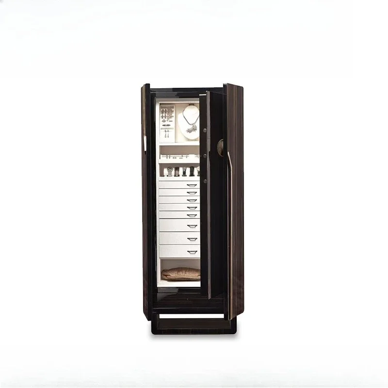 Solid wood jewelry cabinet, villa luxury bedroom design premium safe