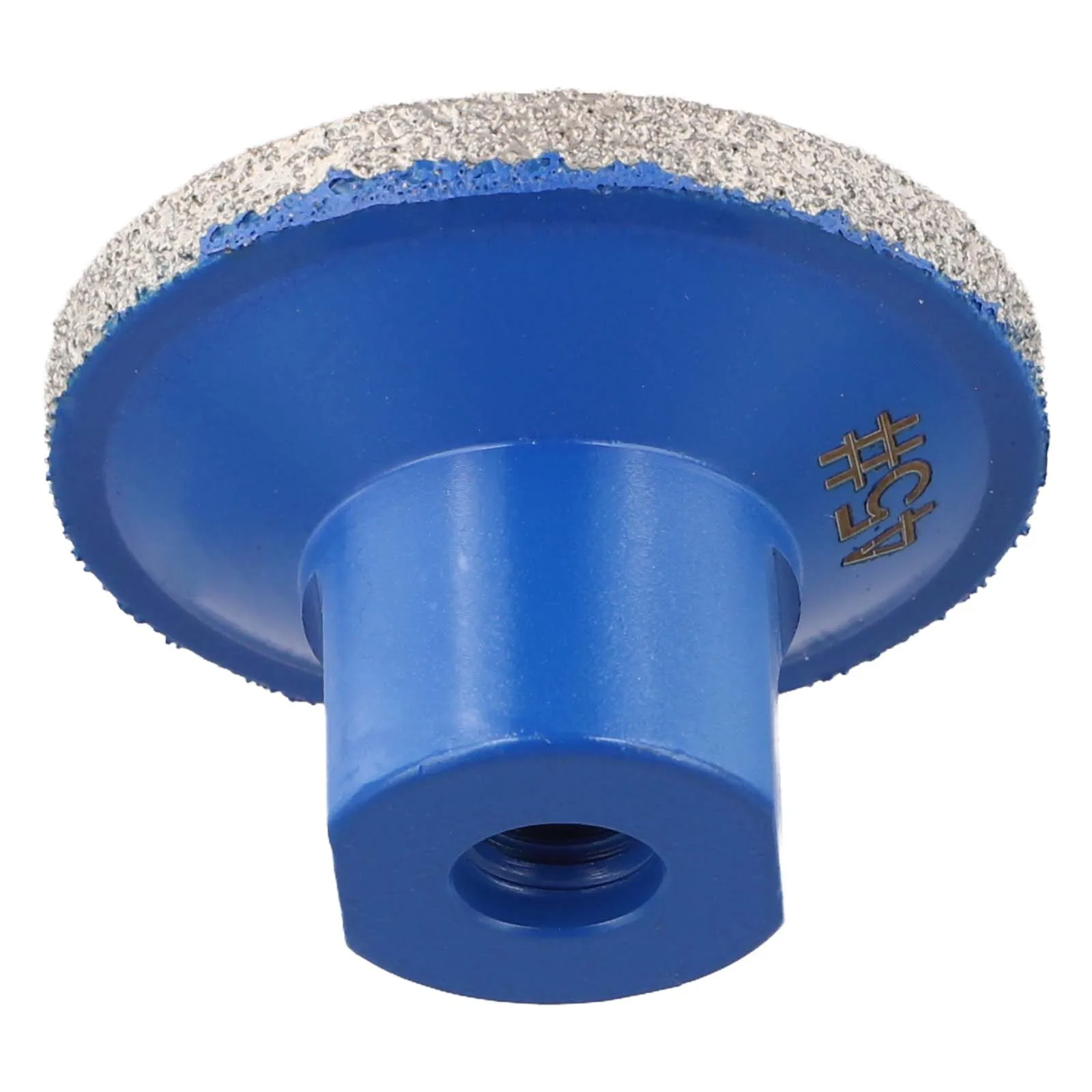 大理石および石材用フラット研削砥石-50mmろう付けヘッド-グリット45-65-100--優れた素材仕上げのために