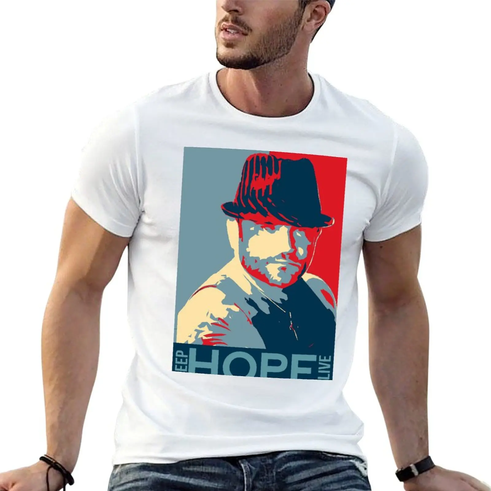 CBS Survivor Russell Hantz Poster- Keep Hope Alive T-Shirt Work Outdoor T-Shirt pour hommes