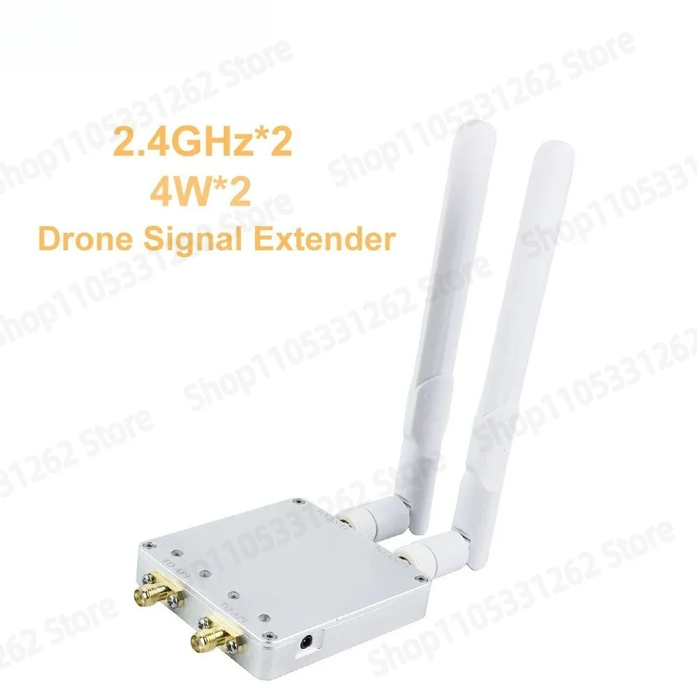 EP-AB023 Dual Channel 2.4G WIFI Signal Amplifier 1B G N Tri Band Drone RC Booster 4W
