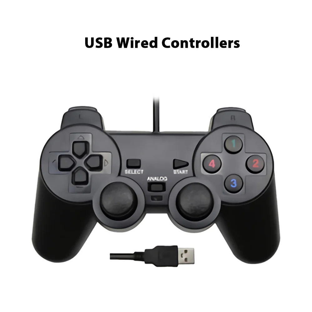 Tolex USB and Mirco USB Wired Controllers for Handheld Game Player Joystick Gamepads of Retro Video Game Console Control