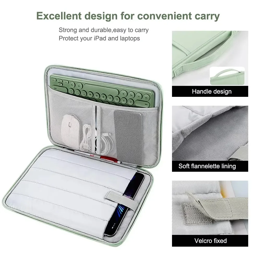 Tablet Sleeve Bag for for Huawei MatePad 12 X 11.5s Universal Laptop Pouch Handbag for Samsung Galaxy Tab S10 Case Accessories