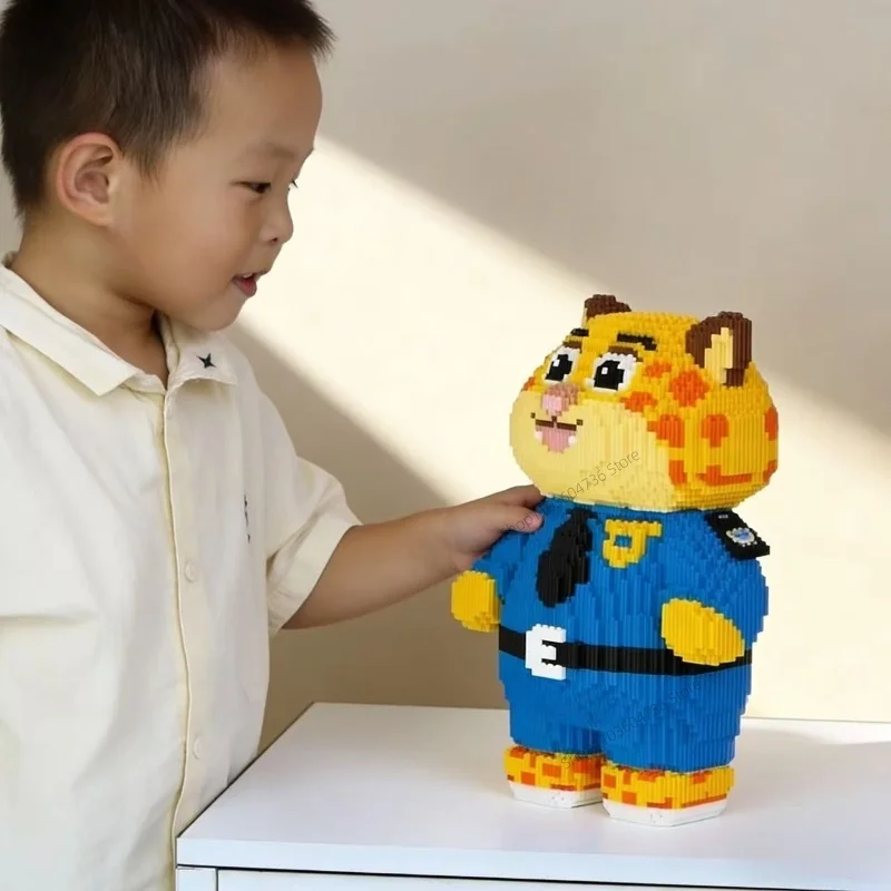 Nowy zestaw 3500 elementów Zootopia Judy Nick, klocki do składania, model zabawki, zabawki dla dzieci i dorosłych, prezent urodzinowy, ozdoba na biurko