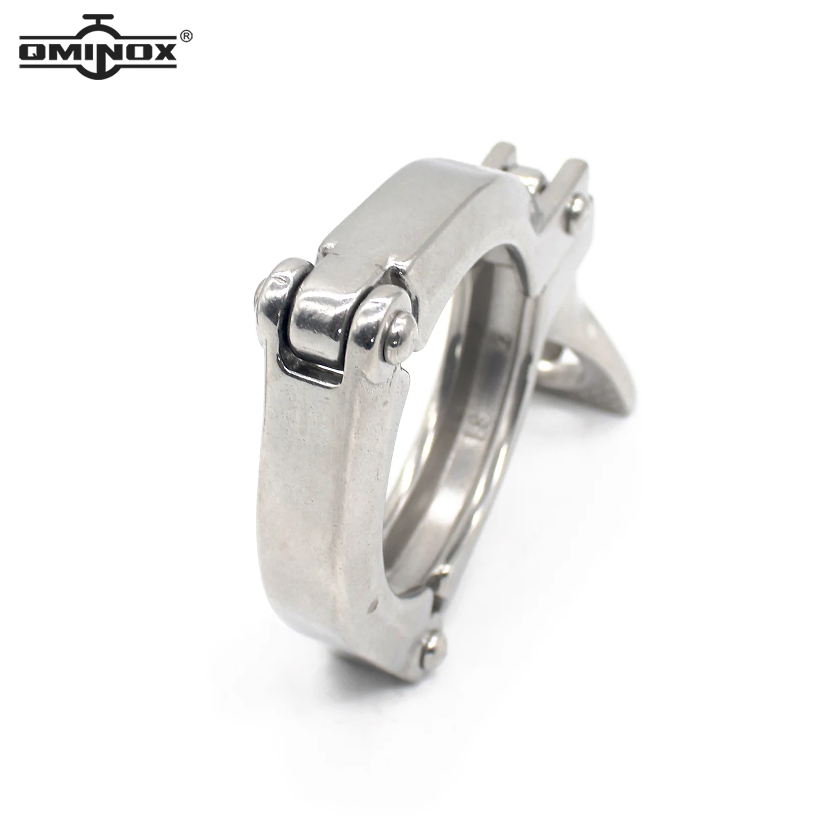 QMINOX SS304 three pieces Clamps ISO Three Segment Heavy Duty Tri-Clamp 1.5\