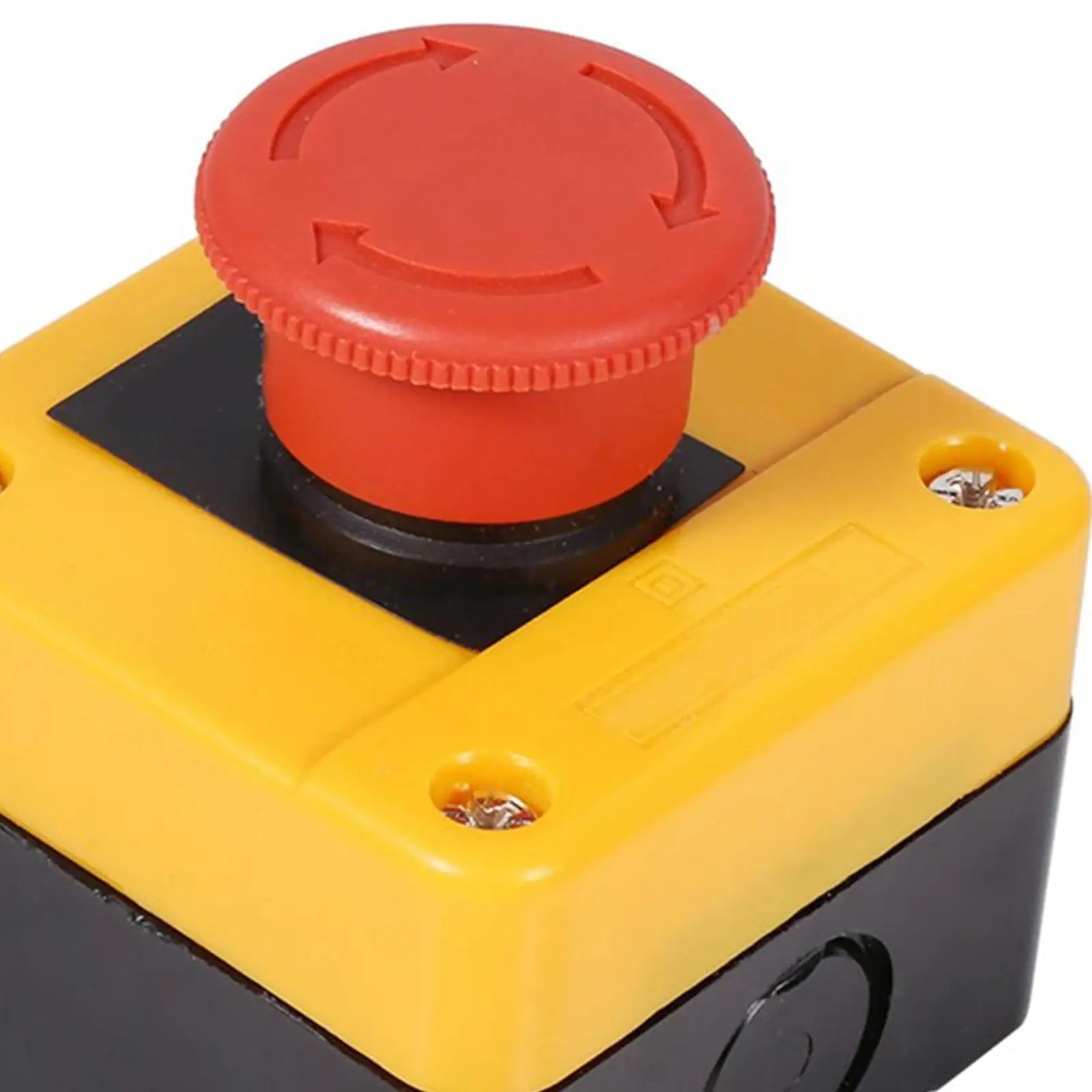 보호 커버가 있는 비상 정지 버튼 스위치 440V 버섯 상자 포함