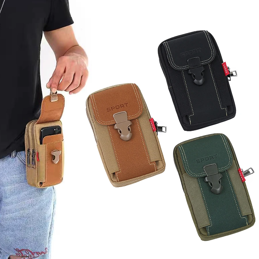 

Lightweight Folding Cell Phone Belt Pack Bag,Adjustable Tactical Waist Pouchfor Outdoor & Daily Commute Sturdy Construction