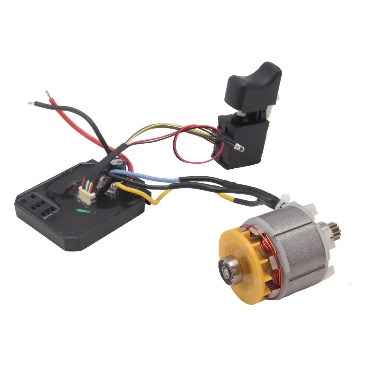 INABEZ Lithium Electric Dril Brushless Motor Assembly 21v 12teeth Control Board Brushless Lithium Drill Motor Assembly
