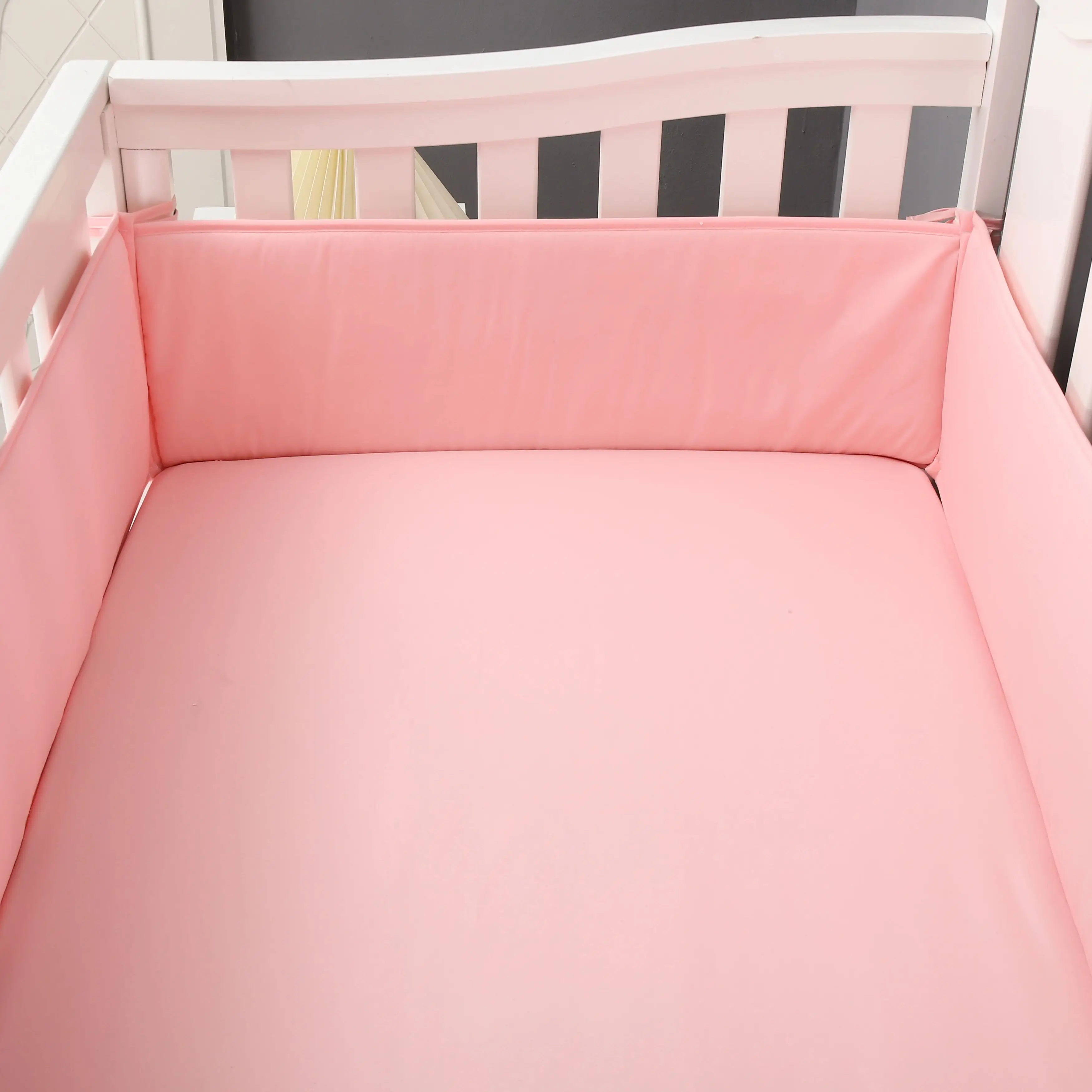 

Breathable Crib Anti-collision Bed Surround Newborns Bumper Fence Cartoon Baby Bedding Tour De Lit Bebe Tresse Baby Essentials