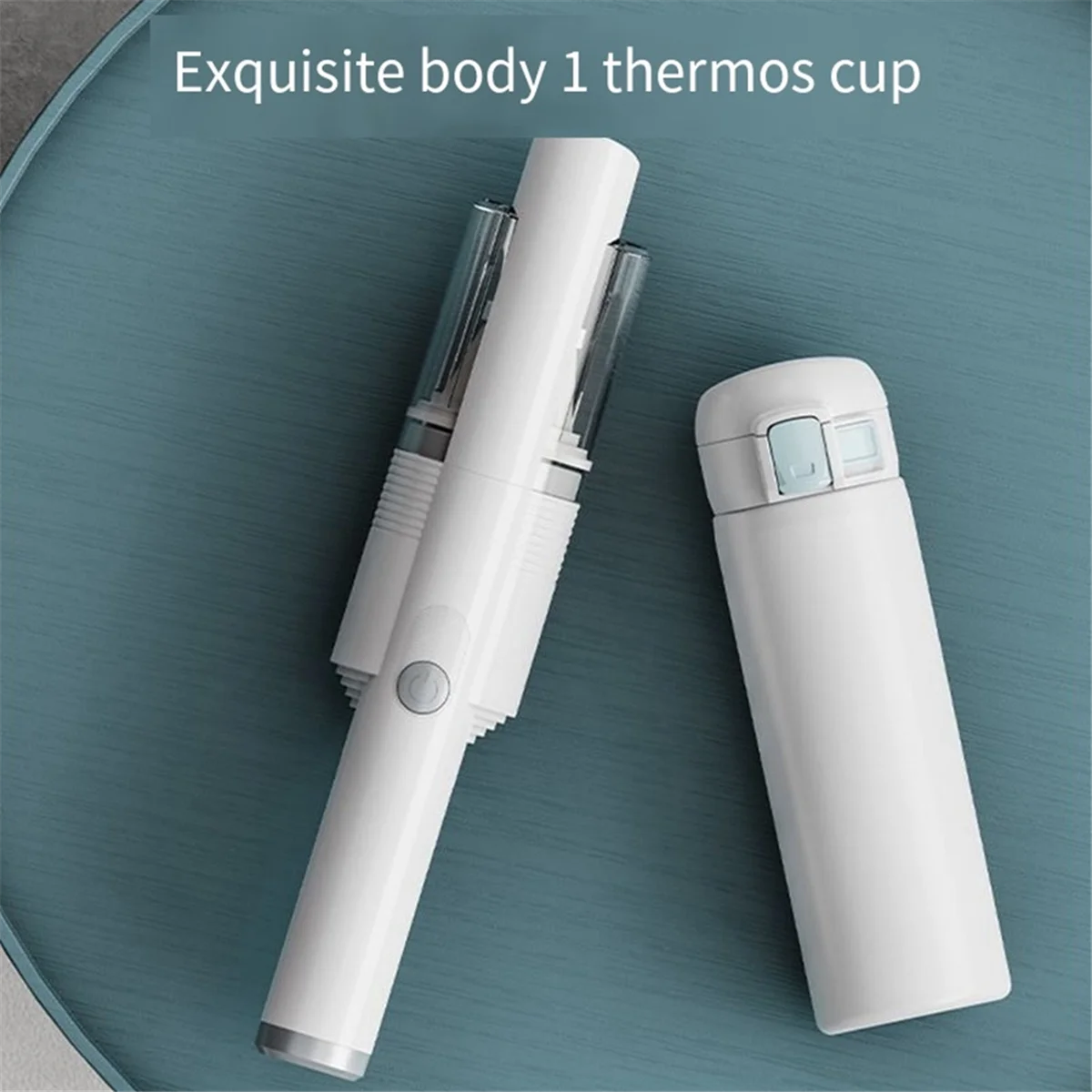 Aspirador de pó para carro, carregamento de carro sem fio, mini carro pequeno, limpeza de alta potência, branco