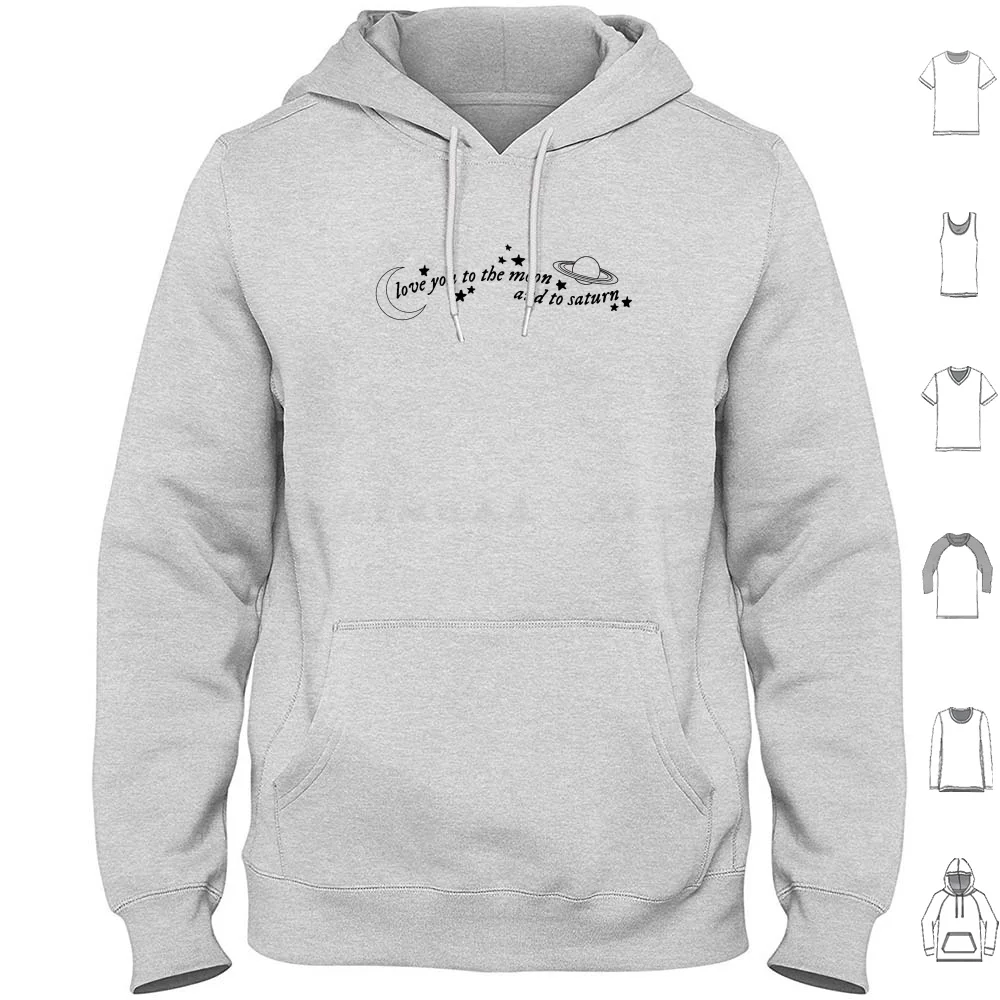 Love You To The Moon And To Saturn Seven Folklore T Swift Lyrics Hoodies Long Sleeve Folklore Seven Song Lyrics