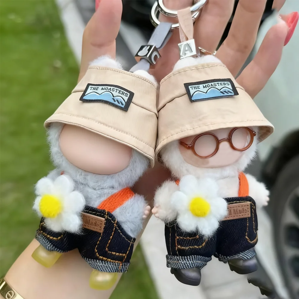 

For 4.0 Labubu Doll Clothes Mini Love Doll Luxury Clothing Accessories 10cm Lafufu Doll Costumes Keychain Ppendant Decoration