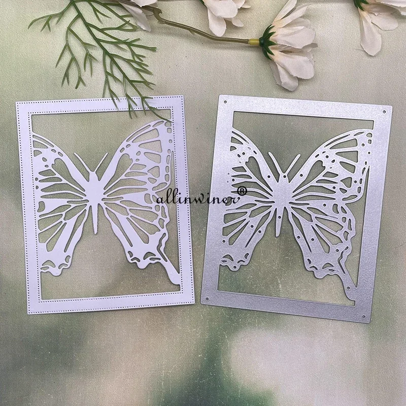 

Металлические вырубные формы-трафареты в форме бабочки для скрапбукинга, декоративного тиснения и рукоделия