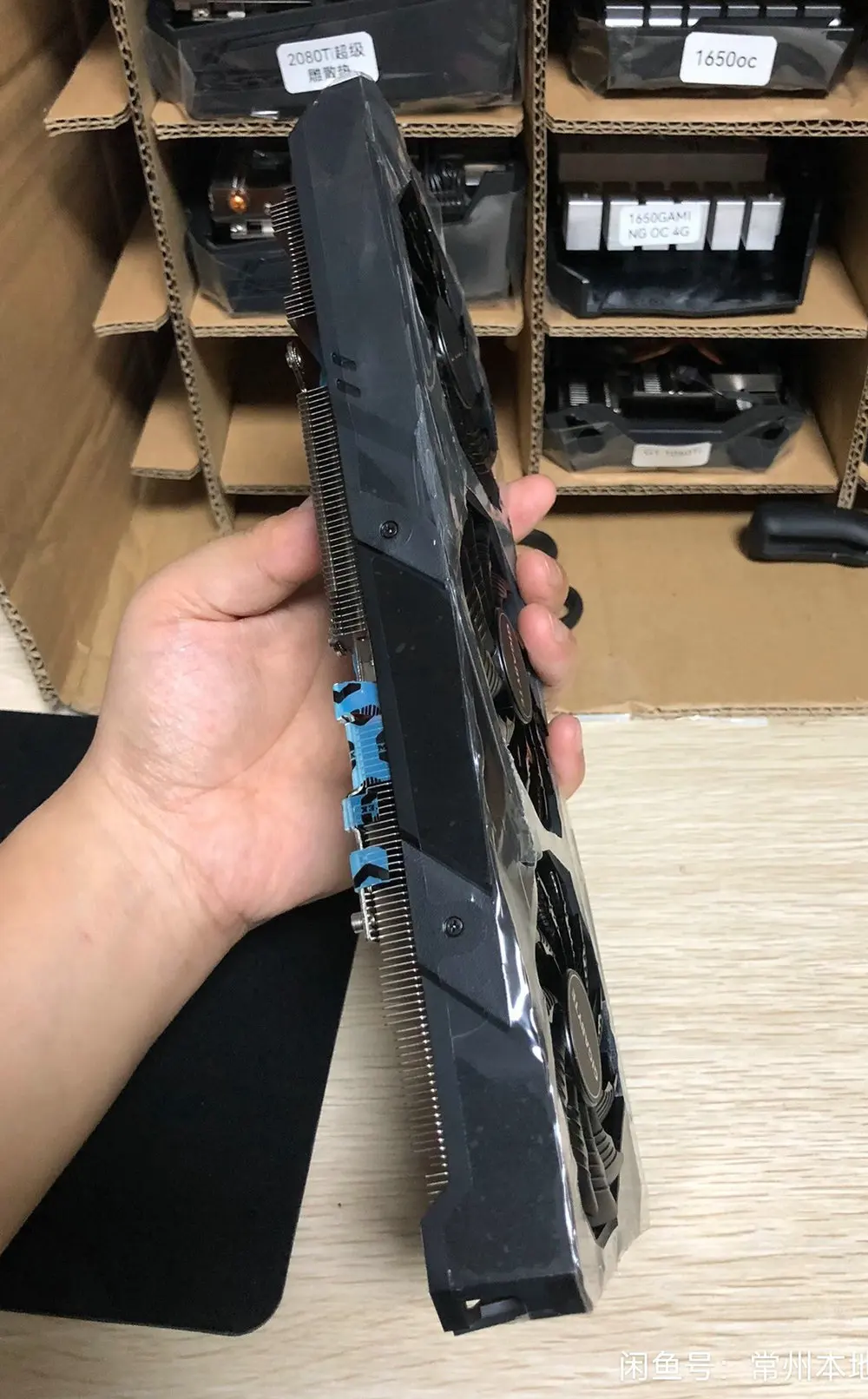 Новый радиатор-кулер для видеокарты Gigabyte RTX 2080 RTX 2080S WF3