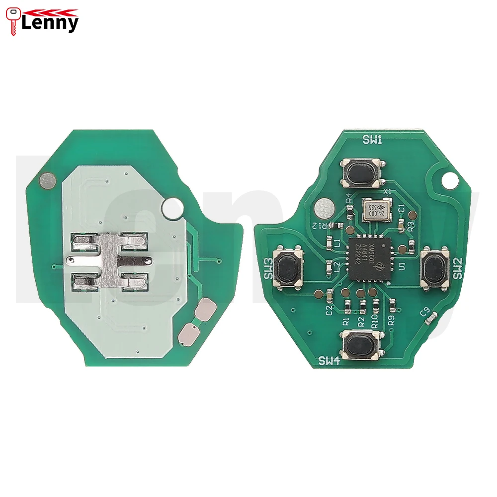 Lenny FCC ID: CWTB1G077 433MHz 8A /4D60 /4D62 /82G-chip Car Remote Key for for Subaru Key Impreza WRX Forester Outback Crosstrek