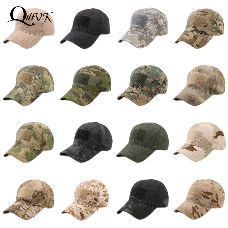 Sombrero de camuflaje al aire libre para hombres y adultos, gorras de béisbol, simplicidad, táctica, militar, ejército, caza, deportes, ciclismo