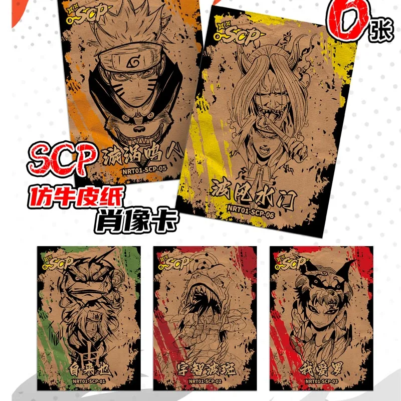 Wholesales Naruto Ninja Collection Cards Kabi Trading Cards Kids Toys Box Storage Games For Family Playing Anime Acg Cards