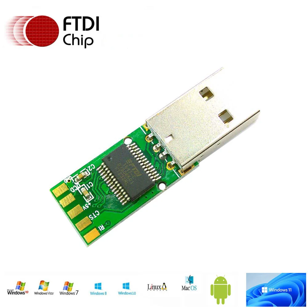 FT232R USB RS232 WE Wire End Serial Cable FTDI USB-RS232-WE-1800