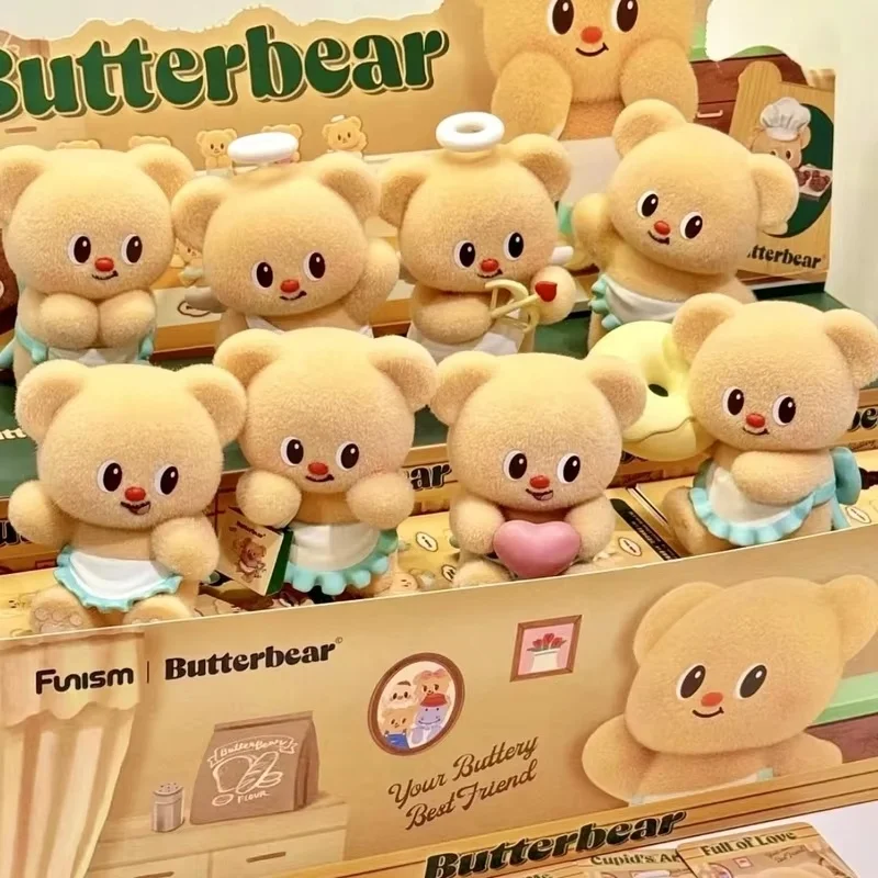 

2025 Original Genuine Cute Butter Bear Happy Day Figure Blind Boxs Desktop Ornaments Model Doll Collection Children'S Toys Gifts