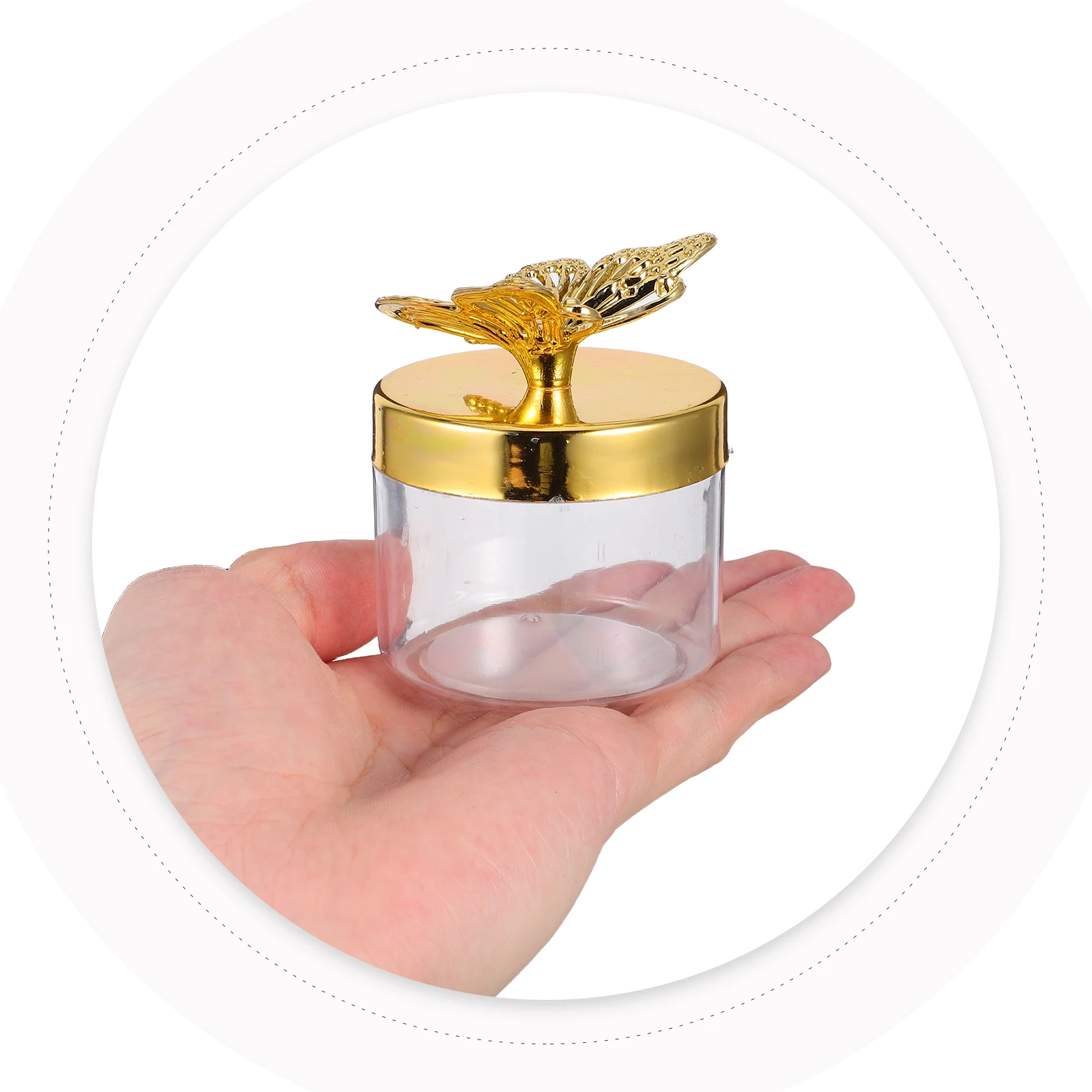 

12Pcs European Style Wedding Candy Boxes Butterfly Shape Lid Transparent Sugar Favor Boxes Decorative Candy Containers Party