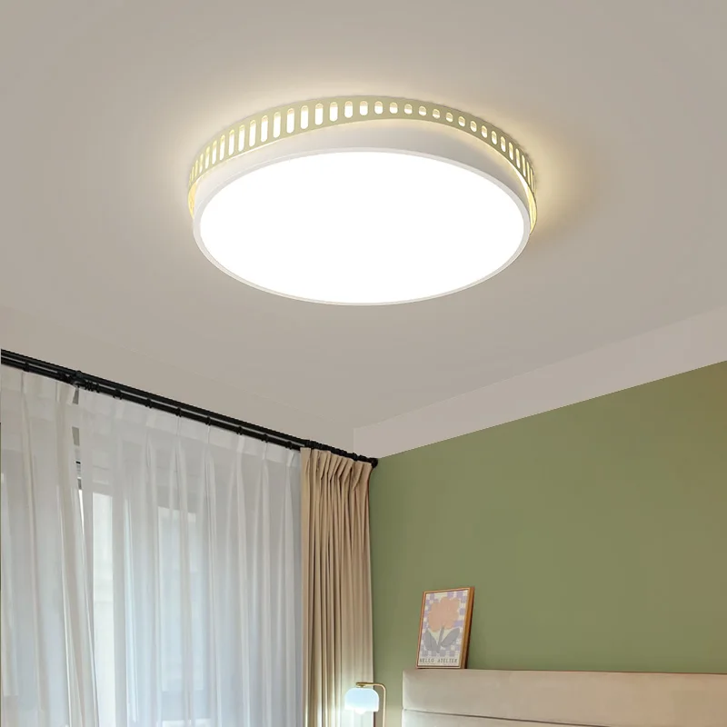 Luz do quarto conduziu a luz de teto 2025 novo simples moderno criativo estrelado nordic luz luxo quarto principal luz