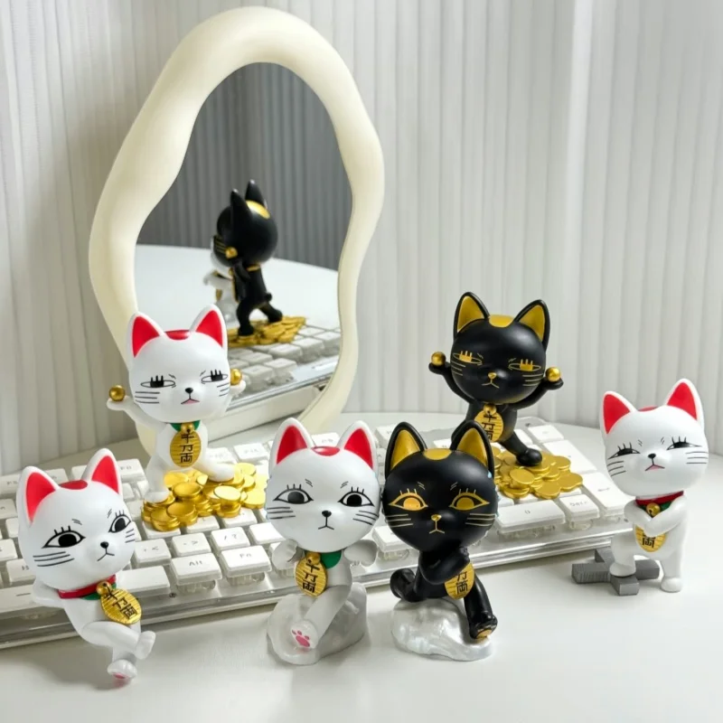 

Anime Peripheral Turbo Granny Figure Kawaii Lucky Cat Turbo Granny Action Figure Desktop car Decorate Ornament Crafts Toys Gifts