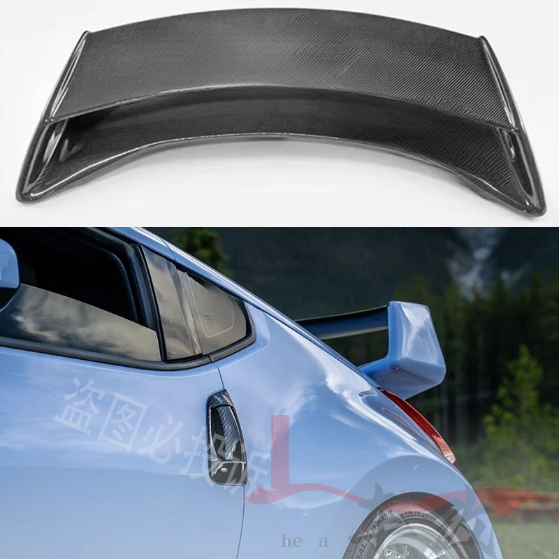 

For 2009-2015 Nissan 370Z Z34 double-layer GT style car rear trunk diffuser spoiler decoration carbon fiber (hardtop only)