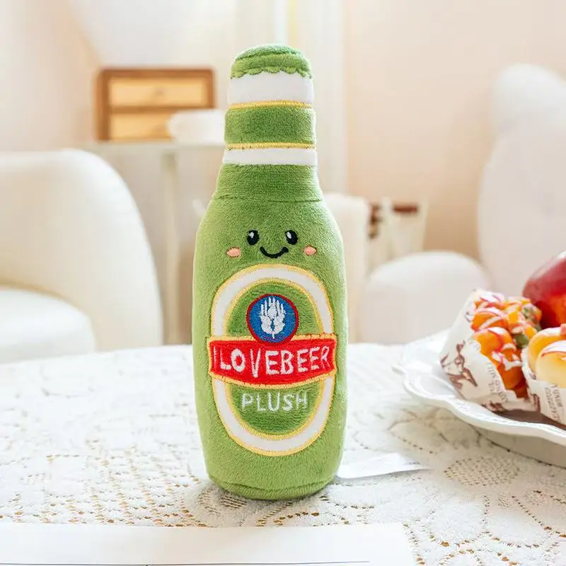 The Latest Creative Beer Series Figurines, Kawaii Plush Toys, cartoon Toys, Cute and Fun Halloween and Christmas Gifts