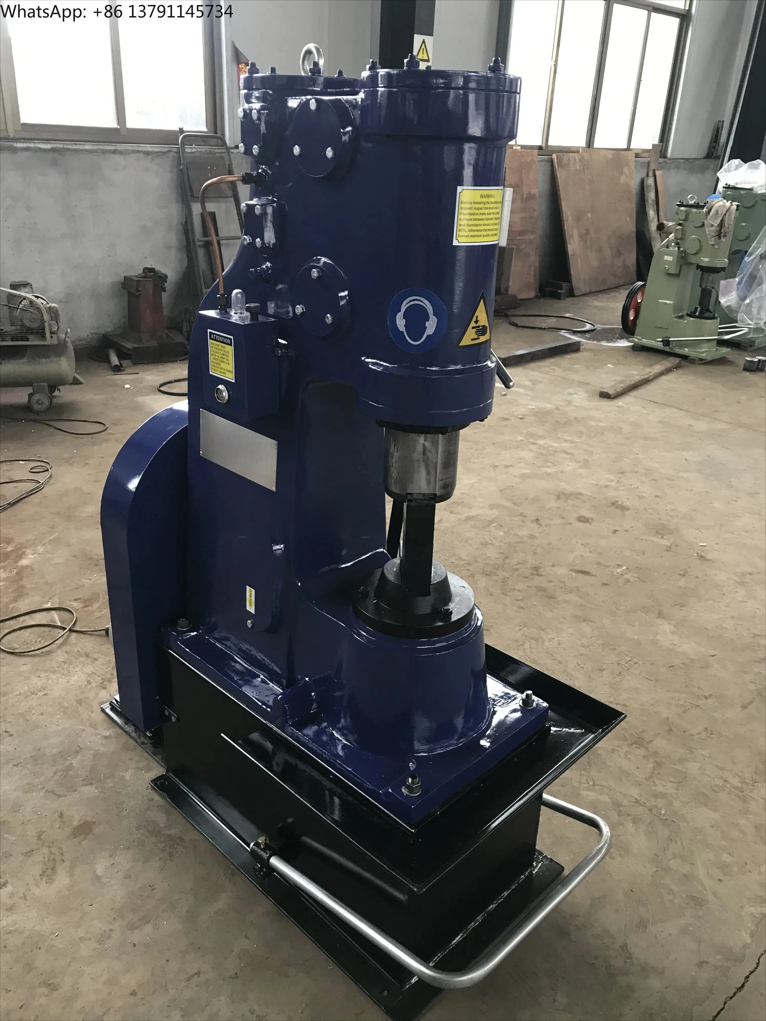 55 pound blacksmith power forging hammer 230V single-phase